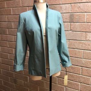 Estelle and Finn sage blue jacket